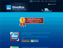 Tablet Screenshot of divemax.com